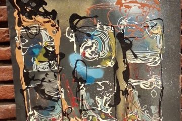 Affiche exposition Enrique Ramirez "Pollock" – Galerie Fonderie Toulouse Mars 2026