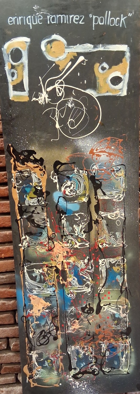 Affiche exposition Enrique Ramirez Pollock – Galerie Fonderie Toulouse Mars 2026